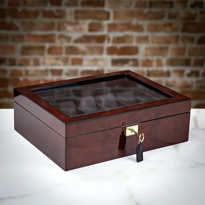 HIGH GLOSS WOOD JEWELRY & WATCHES BOX |75%OFF|