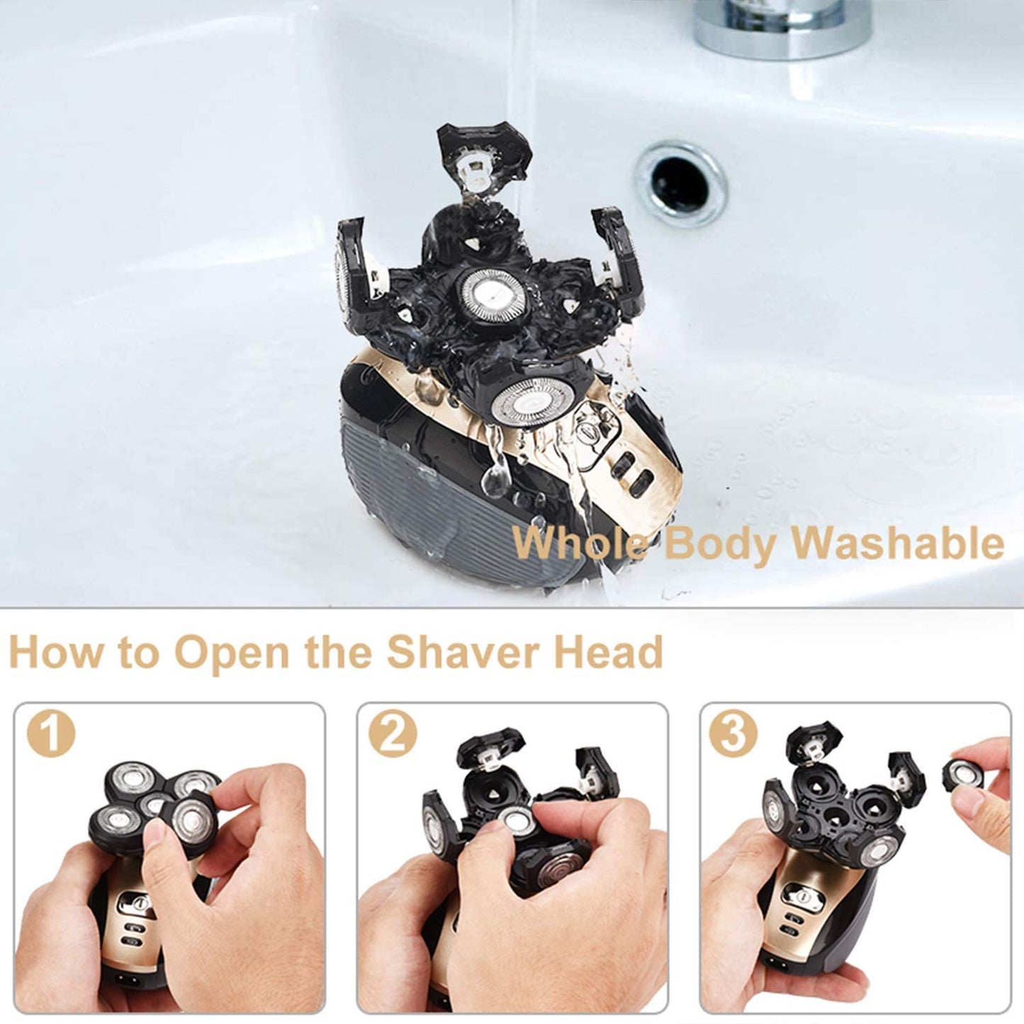 Bald Head Shaver 5-In-1